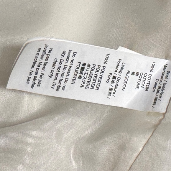 GAP White/ Cream  Coat - %100 Cotton - Picture 8 of 9